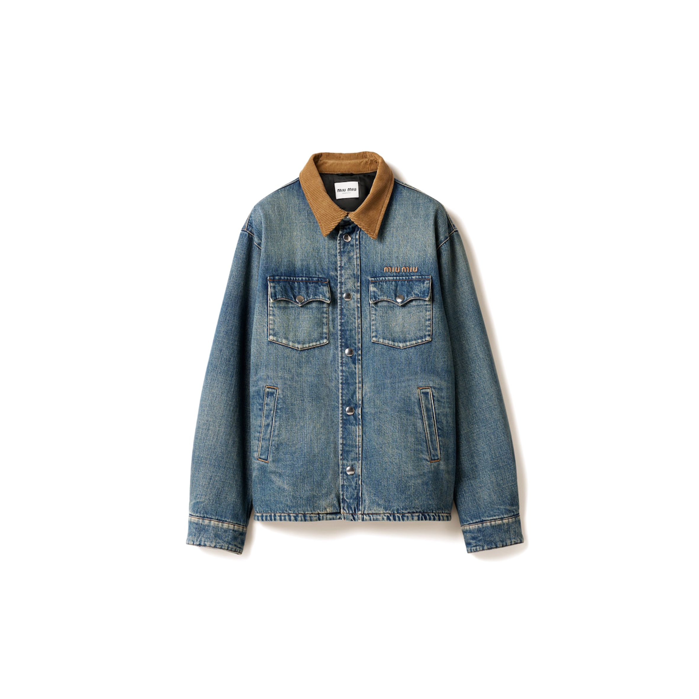 MIU MIU DENIM DOWN JACKET GWB234 MIU MIU DENIM DOWN JACKET GWB234